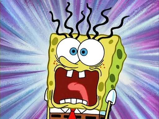 Spongebob screaming, from Spongebob wiki